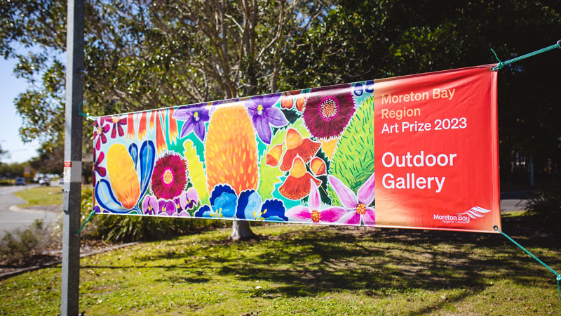 Michele Furlong Olsen outdoor gallery 2023 Moreton Bay Galleries