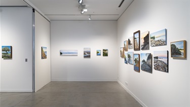 The Hub Gallery exhibition space