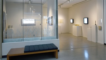 The Hub Gallery exhibition space