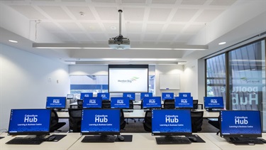 The Hub tech rooms