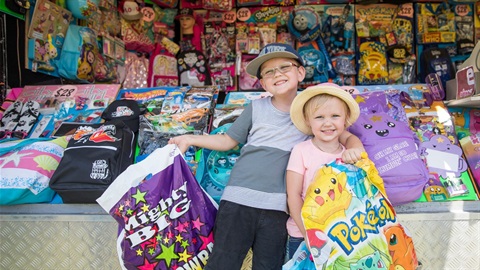 Children enjoying a Moreton Bay event