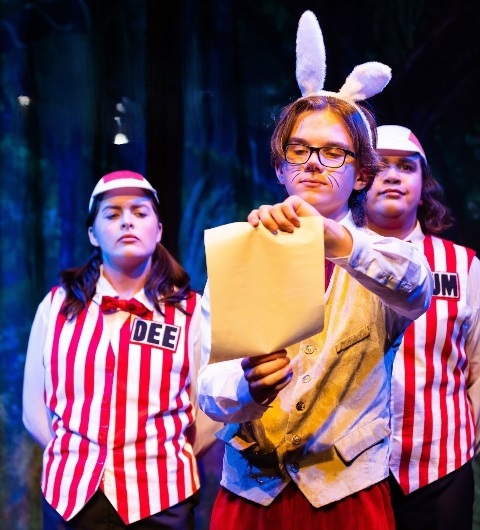 3 children performing in a play