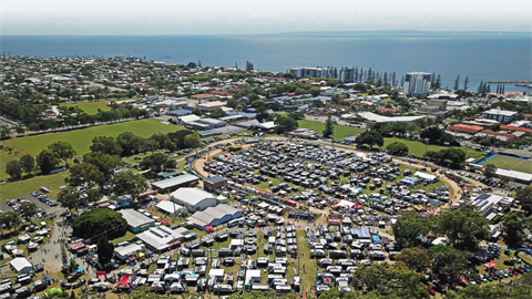 Image of event site at Redcliffe showgrounds