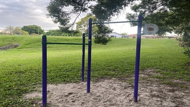 Fitness equipment at Caboolture Arboretum