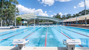 50 metre heated swimming pool