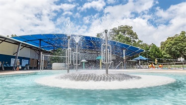 Leisure swimming pool whirlpool