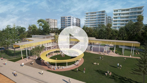 Thumbnail for the Suttons Beach Public Space project Youtube video