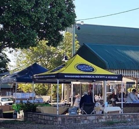 Picture of a market stall set up