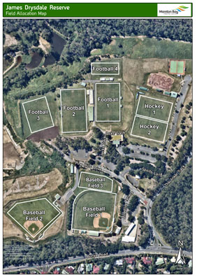 James Drysdale Reserve - Field allocation