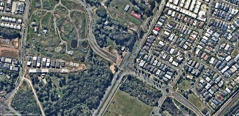 Satellite photo of Lamington Road Mango Hill