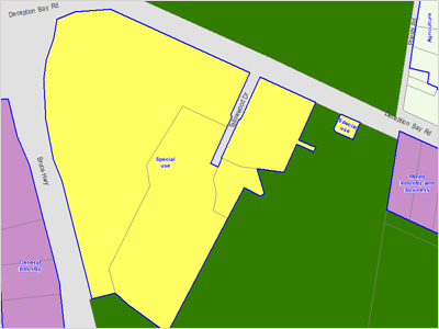 Community facilities zone map example