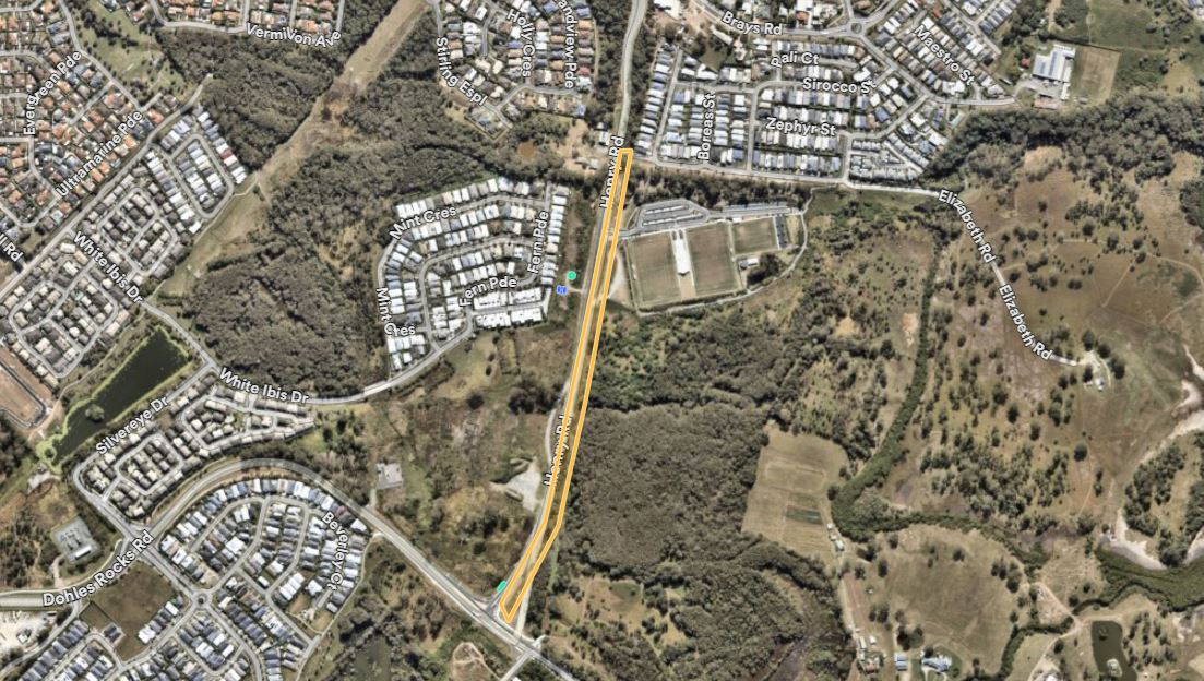 Pathway construction will take place along Henry Road