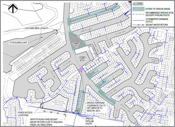 Newport Canal dredging map.png