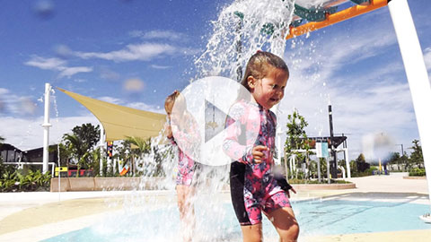 Play video: The Mill at Moreton Bay water park and place space