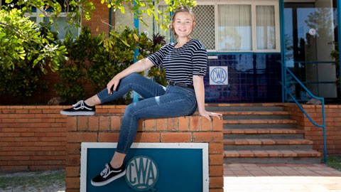 Evelyn Robinson, Council's young citizen of the year. 