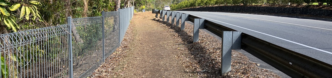 grass pathway showing wear